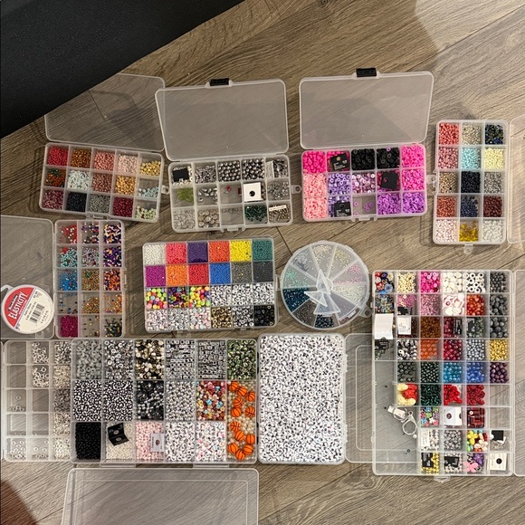 Assorted Bead Collection for Crafting - Picture 1 of 12